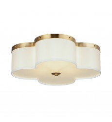  Clover 4-Light Flush Mount-(12244OFSBR)-Maxim