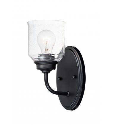  Acadia 1-Light Wall Sconce-(12261CDBK)-Maxim
