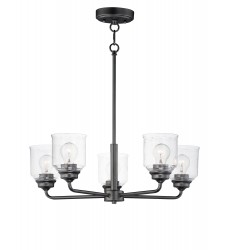 Acadia 5-Light Chandelier-(12266CDBK)-Maxim  Acadia 5-Light Chandelier-(12266CDBK)-Maxim