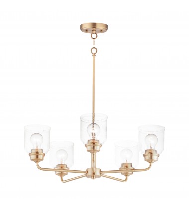 Acadia 5-Light Chandelier-(12266CDHR)-Maxim  Acadia 5-Light Chandelier-(12266CDHR)-Maxim