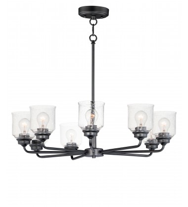  Acadia 8-Light Chandelier-(12268CDBK)-Maxim