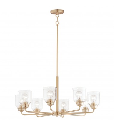Acadia 8-Light Chandelier-(12268CDHR)-Maxim  Acadia 8-Light Chandelier-(12268CDHR)-Maxim
