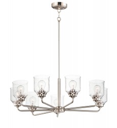 Acadia 8-Light Chandelier-(12268CDSN)-Maxim  Acadia 8-Light Chandelier-(12268CDSN)-Maxim