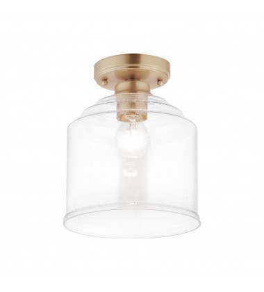  Acadia 1-Light Semi-Flush Mount-(12270CDHR)-Maxim