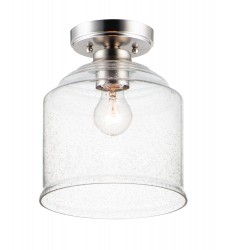  Acadia 1-Light Semi-Flush Mount-(12270CDSN)-Maxim