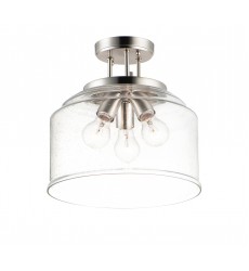  Acadia 3-Light Semi-Flush Mount-(12271CDSN)-Maxim