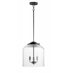  Acadia 3-Light Pendant-(12273CDBK)-Maxim