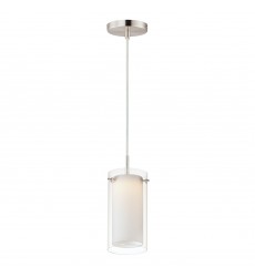  Duo 1-Light Mini LED Pendant-(12289CLSWSN)-Maxim