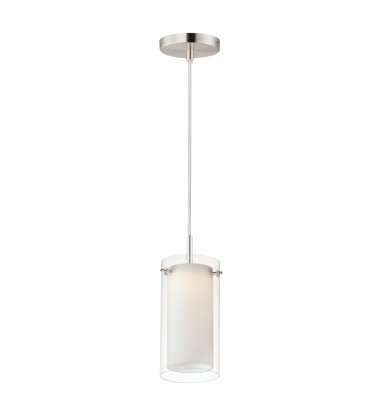  Duo 1-Light Mini LED Pendant-(12289CLSWSN)-Maxim