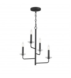  Madeira 4-Light Chandelier-(12324TCAR)-Maxim