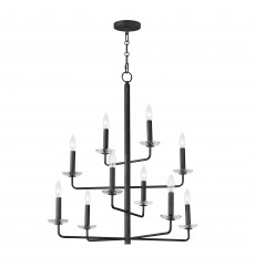  Madeira 10-Light Chandelier-(12329TCAR)-Maxim