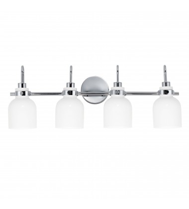 Milk 4-Light Bath Vanity-(12334WTPC)-Maxim  Milk 4-Light Bath Vanity-(12334WTPC)-Maxim