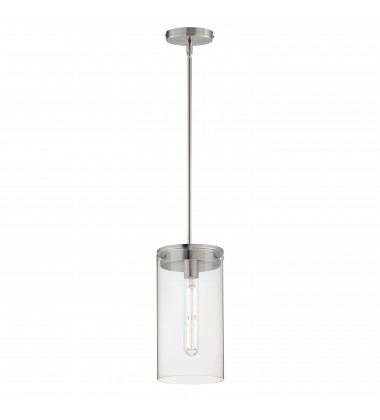  Pinn Large Single Pendant-(12408CLSN)-Maxim