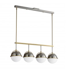  Duke 4-Light Linear Pendant-(12414SWSNSBR)-Maxim