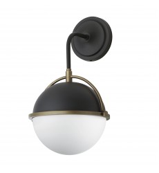  Duke 1-Light Outdoor Wall Sconce-(12416SWBKWBR)-Maxim