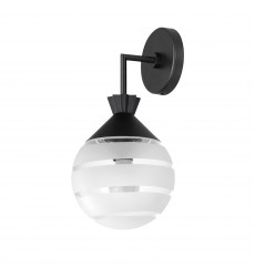  Copacabana Outdoor Globe Wall Sconce-(12444CLFTBK)-Maxim