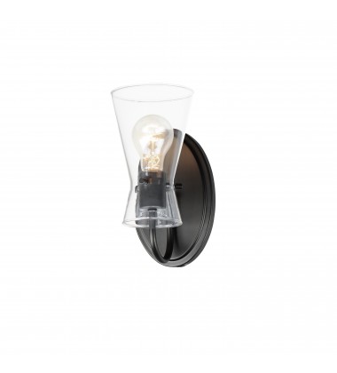  Ava 1-Light Wall Sconce-(12481CLBK)-Maxim