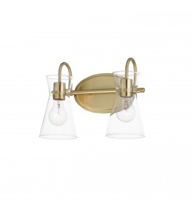  Ava 2-Light Bath Vanity-(12482CLNAB)-Maxim