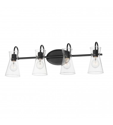  Ava 4-Light Bath Vanity-(12484CLBK)-Maxim