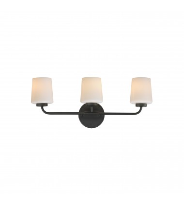 Durham 3-Light Bath Vanity-(12693WTBK)-Maxim  Durham 3-Light Bath Vanity-(12693WTBK)-Maxim