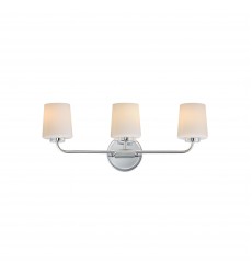 Durham 3-Light Bath Vanity-(12693WTPC)-Maxim Durham 3-Light Bath Vanity-(12693WTPC)-Maxim