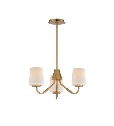  Durham 3-Light Chandelier-(12695WTNAB)-Maxim