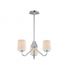  Durham 3-Light Chandelier-(12695WTPC)-Maxim