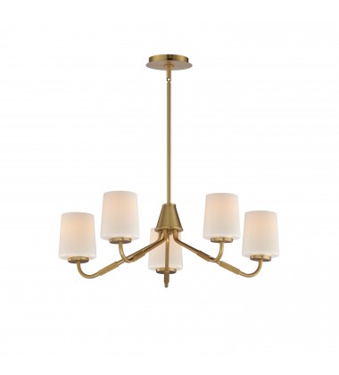  Durham 5-Light Chandelier-(12696WTNAB)-Maxim