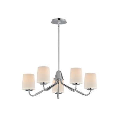  Durham 5-Light Chandelier-(12696WTPC)-Maxim