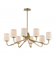  Durham 8-Light Chandelier-(12698WTNAB)-Maxim