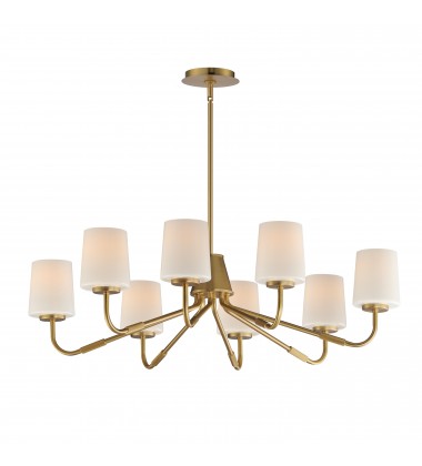  Durham 8-Light Chandelier-(12698WTNAB)-Maxim