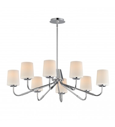  Durham 8-Light Chandelier-(12698WTPC)-Maxim