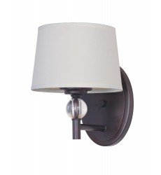  Rondo 1-Light Wall Sconce-(12761WTOI)-Maxim