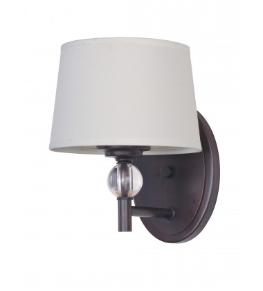  Rondo 1-Light Wall Sconce-(12761WTOI)-Maxim
