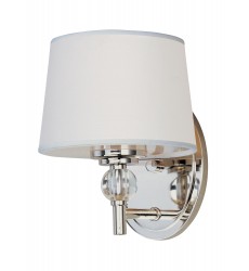 Rondo 1-Light Wall Sconce-(12761WTPN)-Maxim  Rondo 1-Light Wall Sconce-(12761WTPN)-Maxim