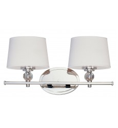 Rondo 2-Light Bath Vanity-(12762WTPN)-Maxim  Rondo 2-Light Bath Vanity-(12762WTPN)-Maxim