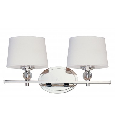  Rondo 2-Light Bath Vanity-(12762WTPN)-Maxim