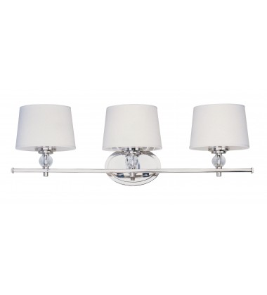  Rondo 3-Light Bath Vanity-(12763WTPN)-Maxim