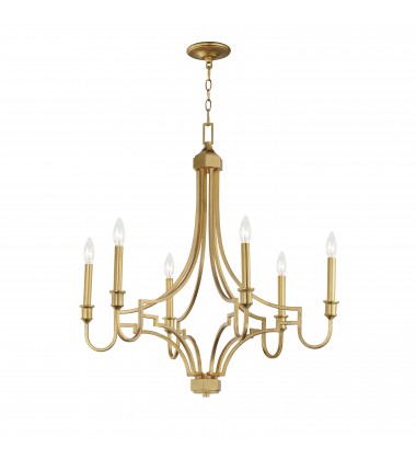 Normandy 6-Light Chandelier-(12786GL)-Maxim  Normandy 6-Light Chandelier-(12786GL)-Maxim