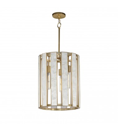 Miramar 3-Light Foyer Pendant-(12802CZNAB)-Maxim  Miramar 3-Light Foyer Pendant-(12802CZNAB)-Maxim