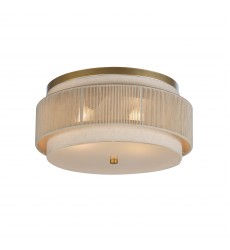  Seacliff 2-Light Flush Mount-(12810OFNAB)-Maxim