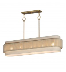 Seacliff 5-Light Linear Chandelier-(12815OFNAB)-Maxim Seacliff 5-Light Linear Chandelier-(12815OFNAB)-Maxim