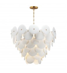  Isla 7-Light Pendant-(12827WTNAB)-Maxim