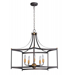  Wellington 5-Light Pendant-(13595OIAB)-Maxim