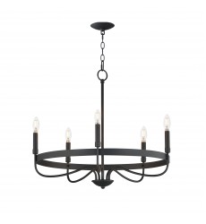  Frankie 5-Light Chandelier-(14495BK)-Maxim