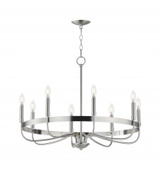  Frankie 8-Light Chandelier-(14498SN)-Maxim