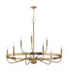  Frankie 9-Light Chandelier-(14499HR)-Maxim