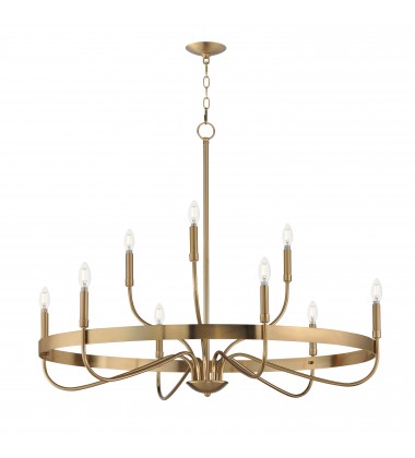  Frankie 9-Light Chandelier-(14499HR)-Maxim