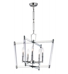  Lucent 5-Light Chandelier-(16103CLPN)-Maxim