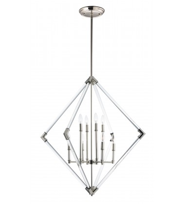  Lucent 8-Light Pendant-(16106CLPN)-Maxim